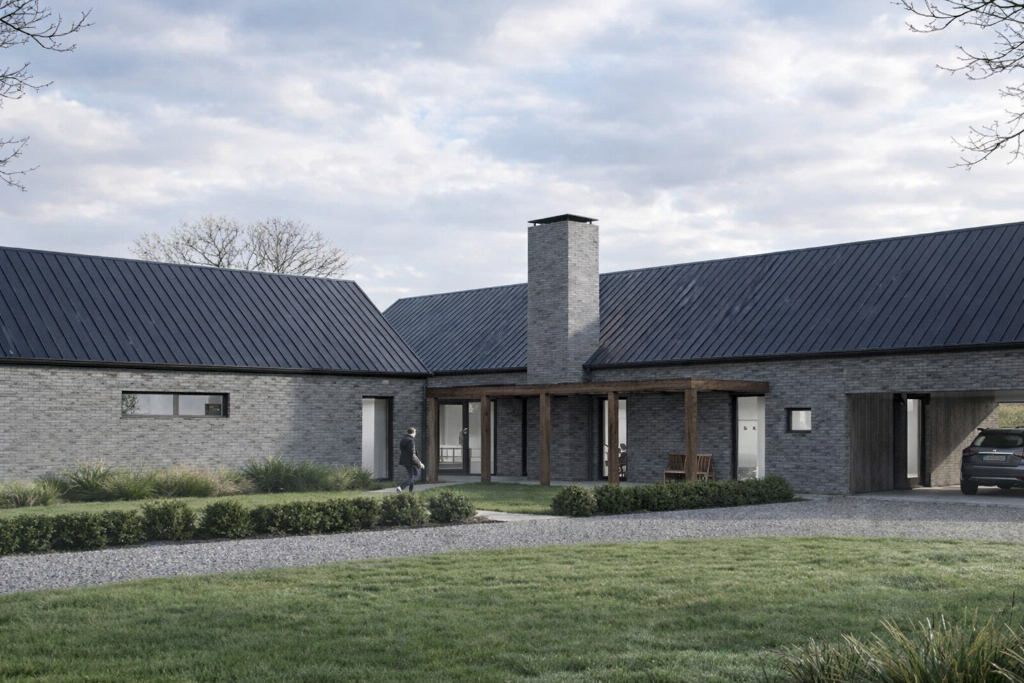Campbell Residence exterior — Chase Fine Homes, La Grange, Texas
