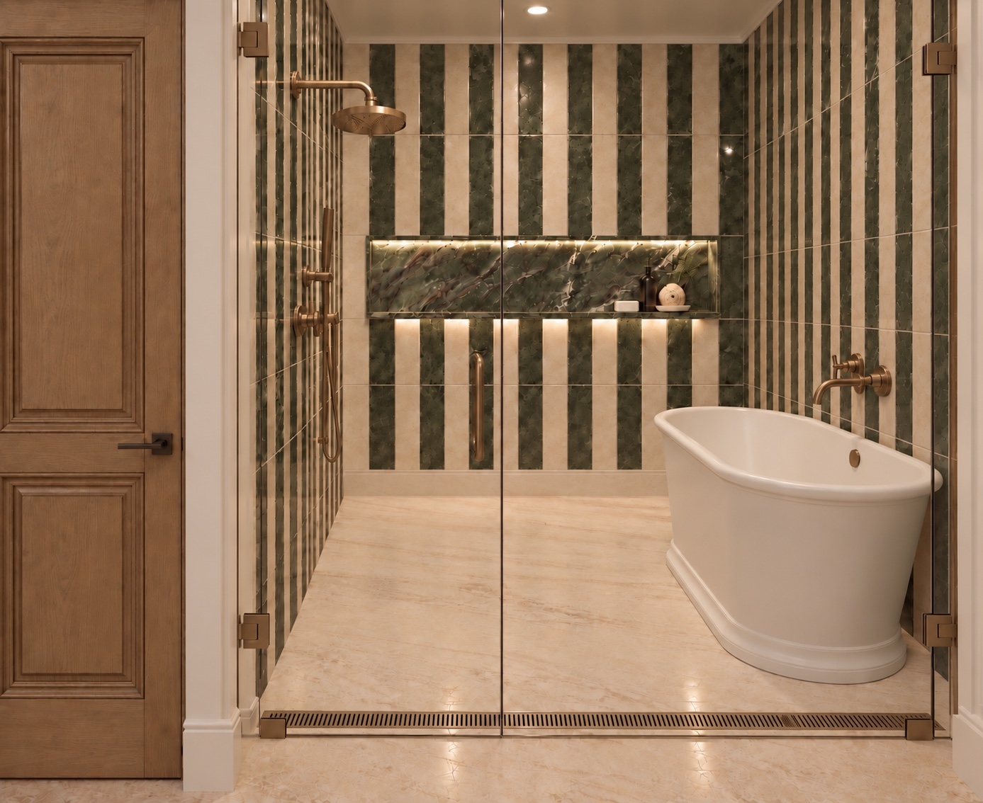 Second concept perspective of the primary bath