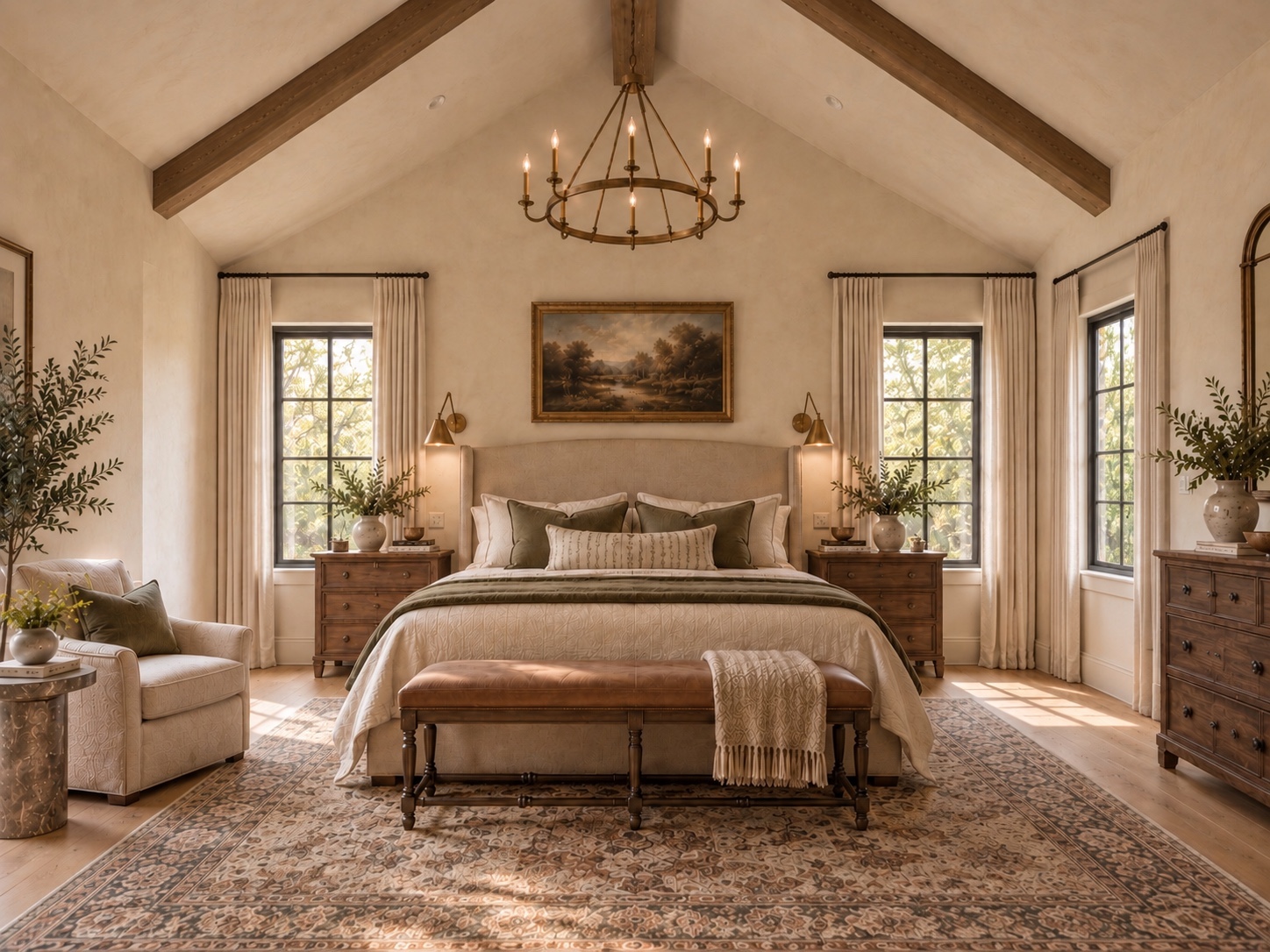 Concept rendering: the primary bedroom