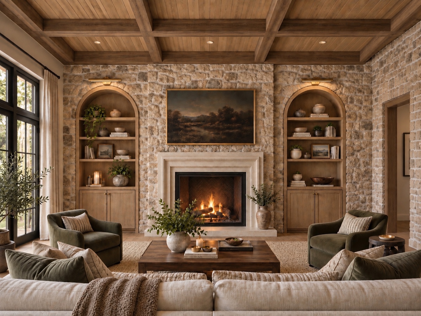 Concept rendering: the great room